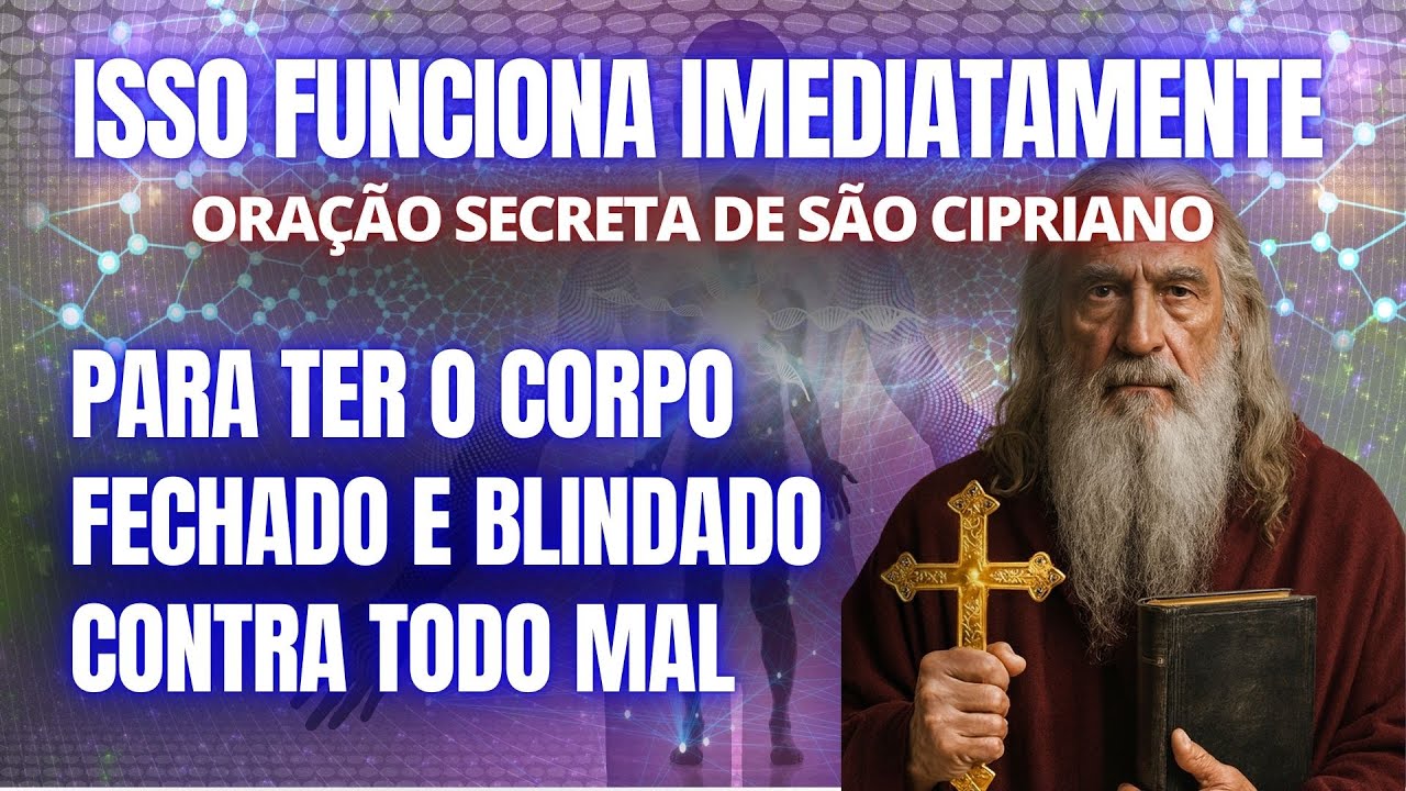 FECHAMENTO DE CORPO IMEDIATO – Oração Secreta de São Cipriano para fechar o corpo contra todo mal