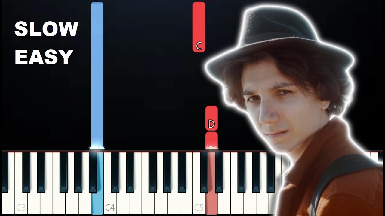 Anson Seabra - Trying My Best (SLOW EASY PIANO TUTORIAL)