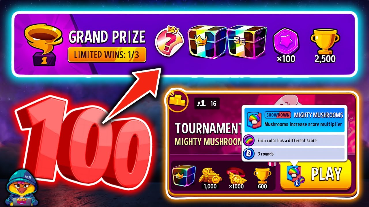 INSANE 100 PLAYERS RUMBLE on MULTIPLIER MADNESS // TENSE MIGHTY MUSHROOMS TOURNAMENT