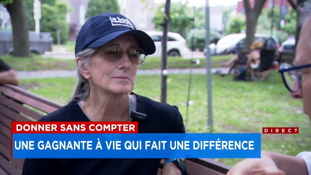 Pendant la vague de chaleur, une gagnante à vie à la loterie change la vie des plus démunis - Report