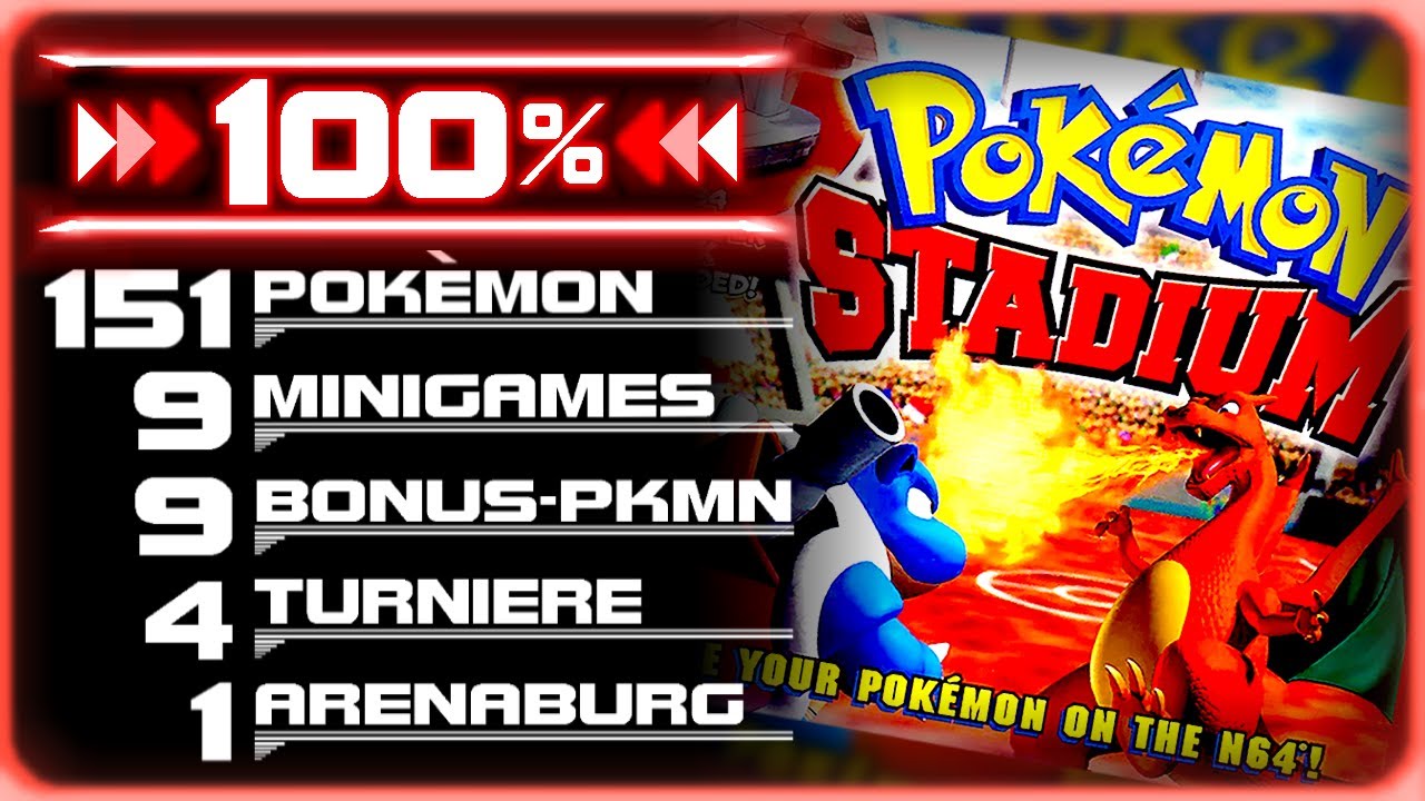 Ich habe den PERFEKTEN Pok&eacute;mon Stadium Spielstand!