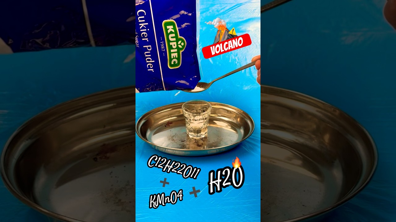 🌋Cukrowy Wulkan I EKSPERYMENT + bonus 