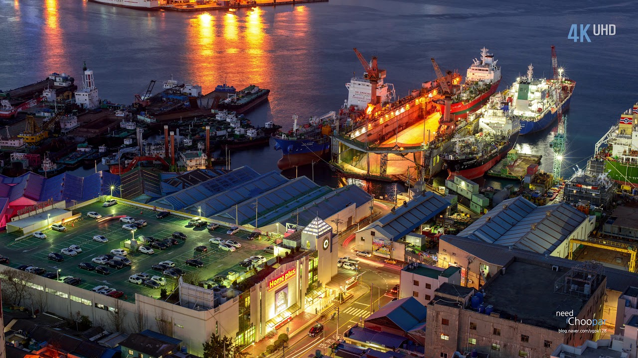 [Timelapse] DYNAMIC BUSAN #87 _ Busan Port (부산항) Day to Night. v2
