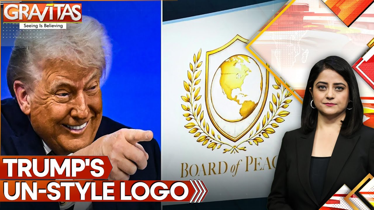 Trump&rsquo;s Gaza Board of Peace Logo Resembles U.N. Emblem? | GRAVITAS