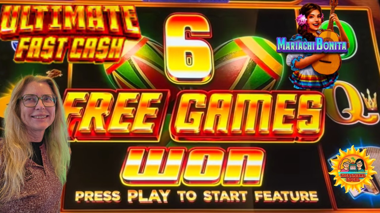 ULTIMATE FAST CASH MARIACHI BONITA #slotsisterssocal #fastcash #slotplay #casino