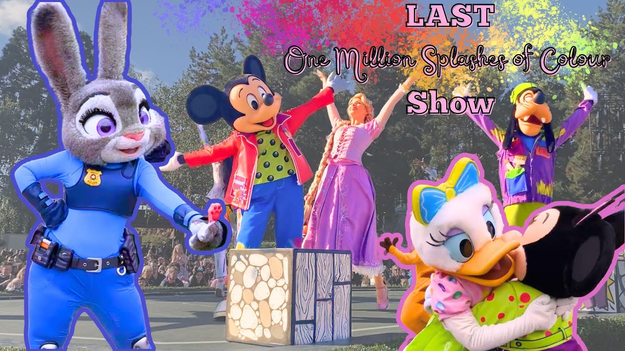 *LAST* One Million Splashes of Colour Weekend | Disneyland Paris