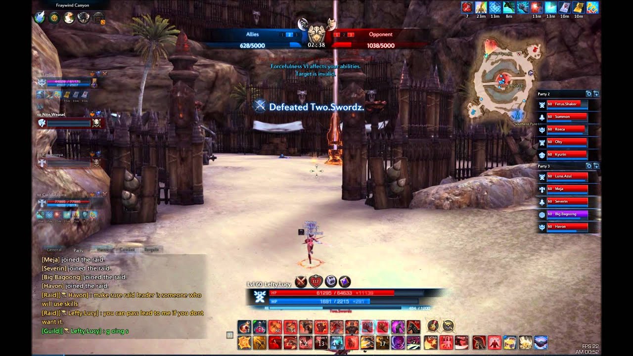 Lefty.Lucy - Tera Warrior PvP in BG's