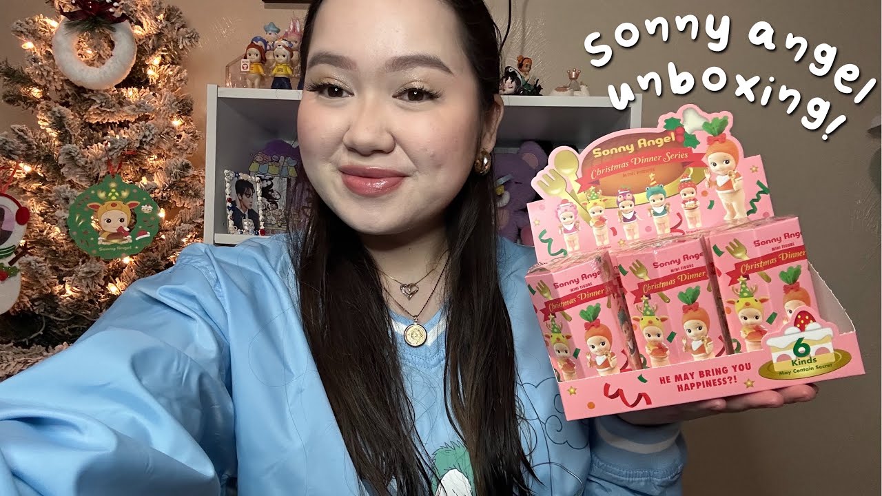 sonny angel christmas dinner series unboxing ⊹₊⟡⋆