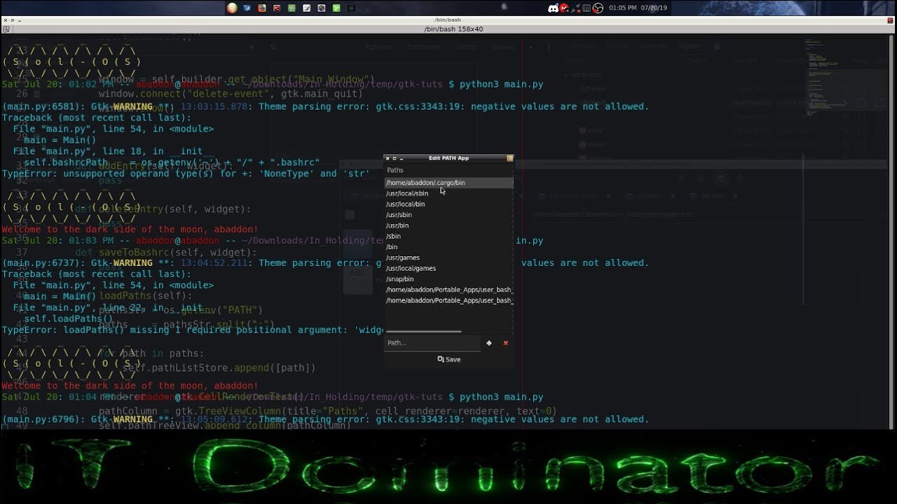 Python GUI: [Gtk 3 + Glade] - GtkTreeView 1