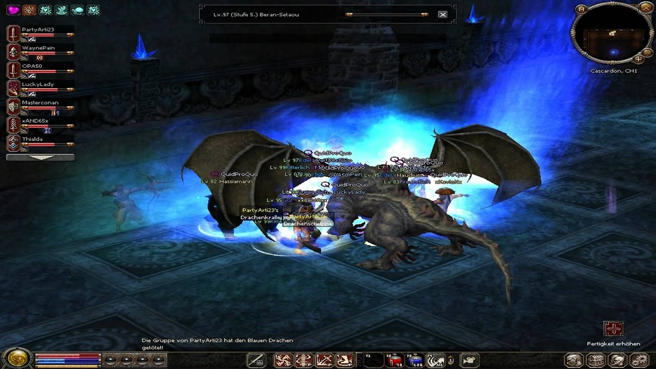 Metin2 Cascardon PartyArti23 | HTA+9 switchen | Drache | PartyArti23 VS ShawnyX ♥MixVol.1♥