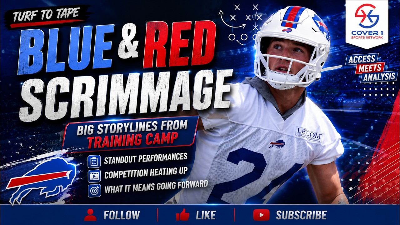 Bills Training Camp: Blue + Red Recap, Offensive Evolution & Surprise Contributors | T2T