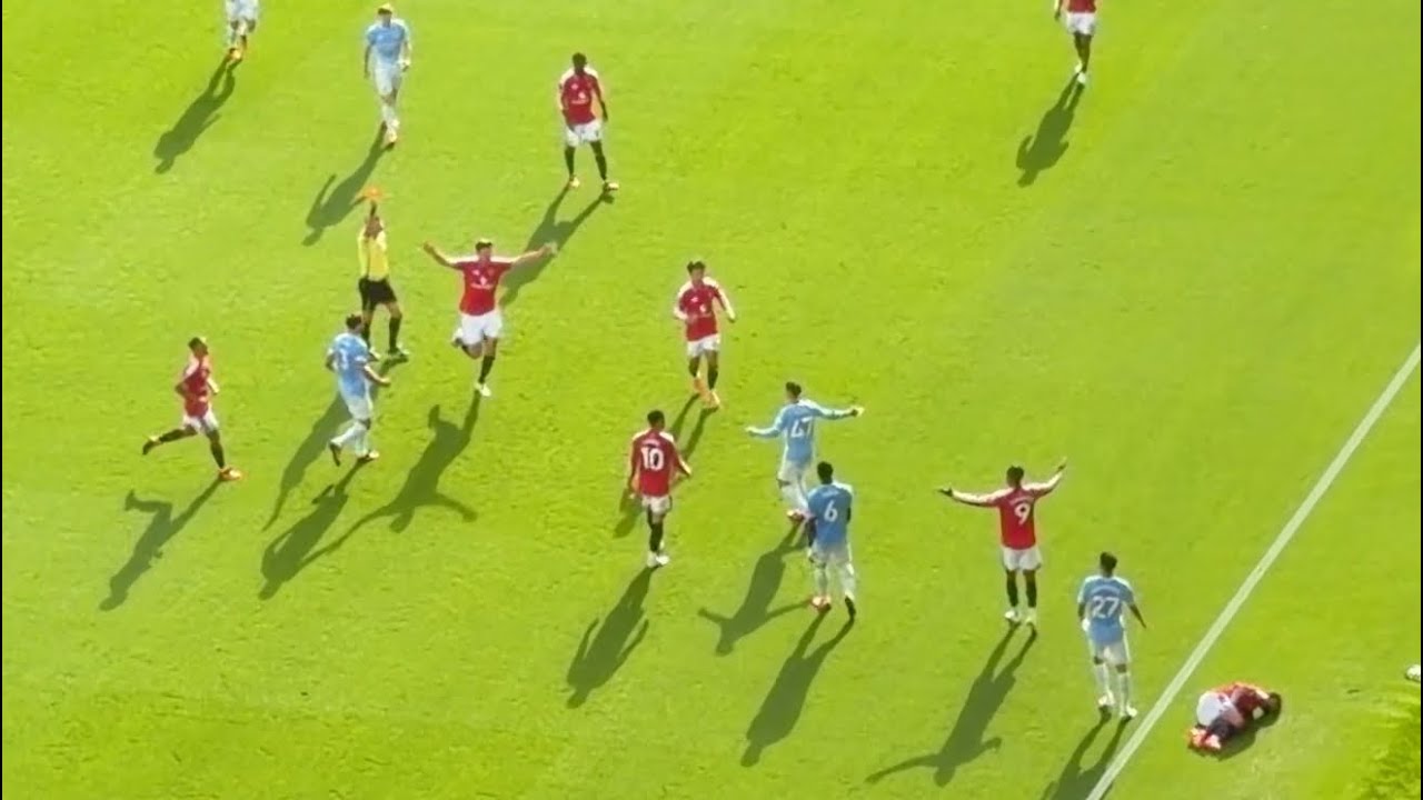 Phil Foden RED CARD in the Manchester Derby FULL!