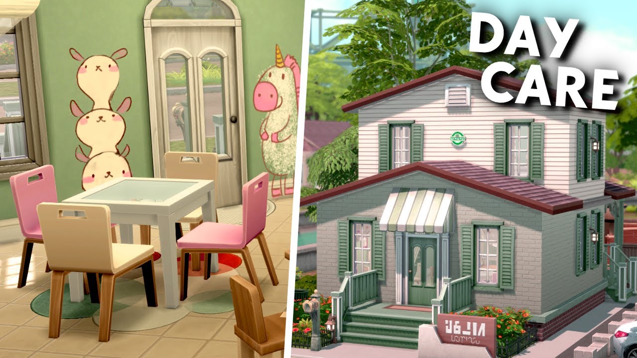 Willow Creek Daycare - Base Game Only Save File - The Sims 4 Speed Build