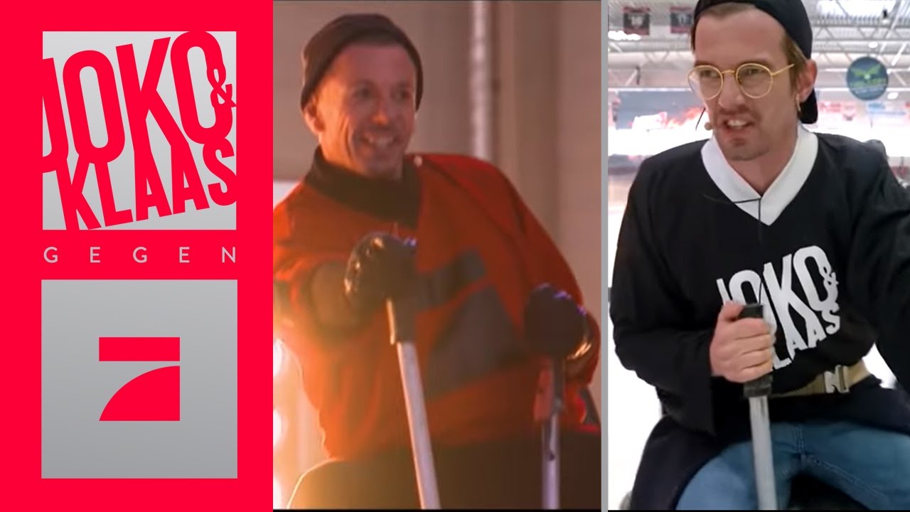 Michi & Smudo on Ice | Spiel 4: Aufsitz-Flügelglätter-Eishockey | Joko & Klaas gegen ProSieben