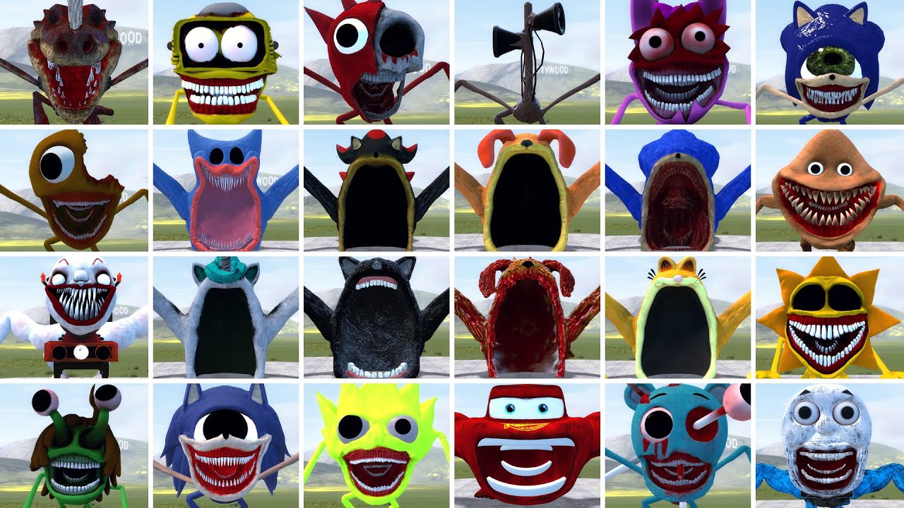 WHICH NEW ALL THE SPRUNKI TAPES HORROR FAMILY AND AND SEA EATER FAMILY IS THE STRONGEST? In GMOD!