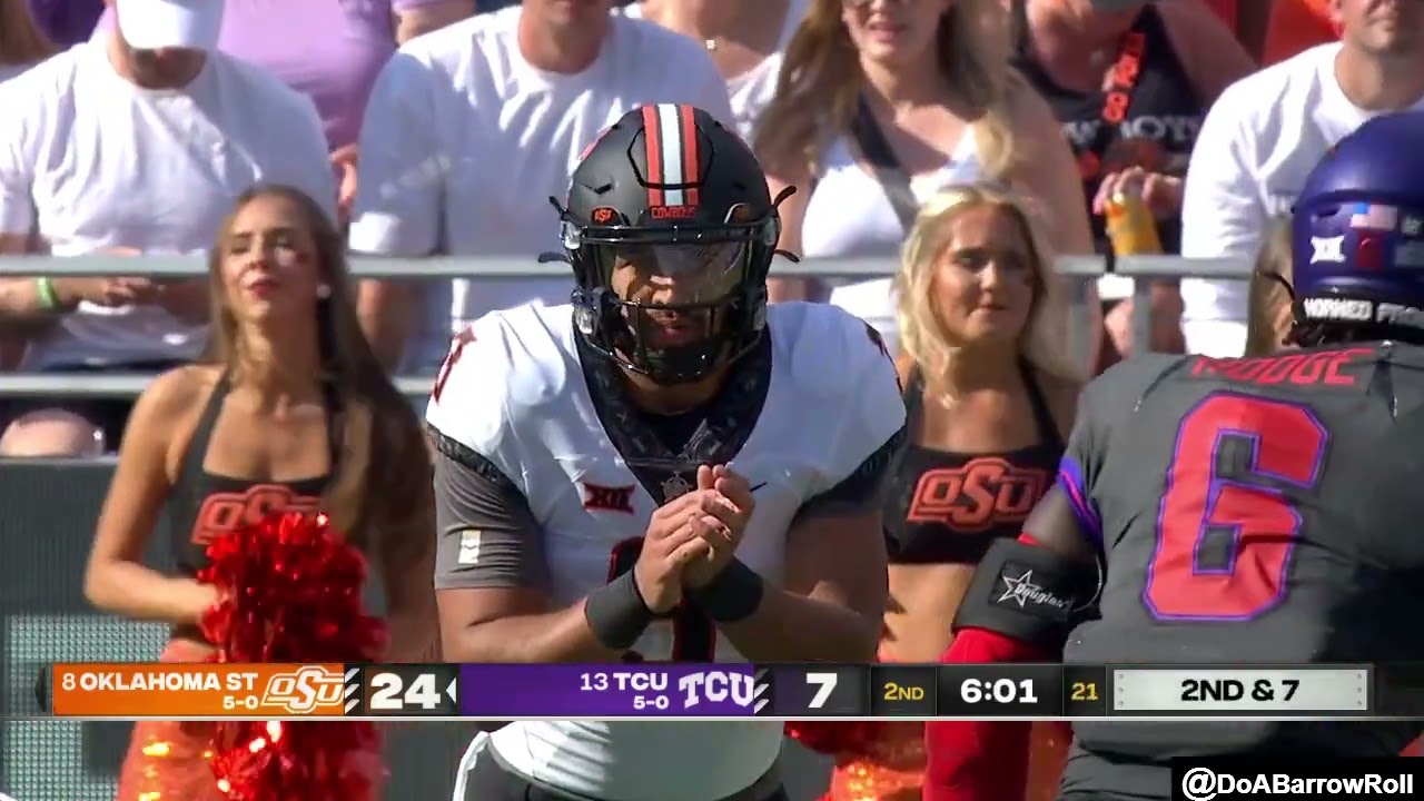 Oklahoma State OL/Offense vs TCU Defense (2022)