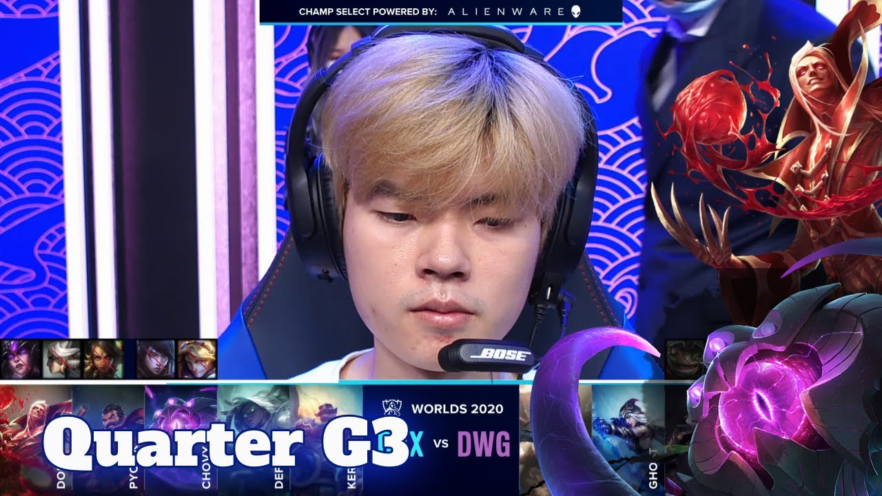 DWG vs DRX - Game 3 | Quarter Finals S10 LoL Worlds 2020 PlayOffs | DRX vs DAMWON Gaming G3 full