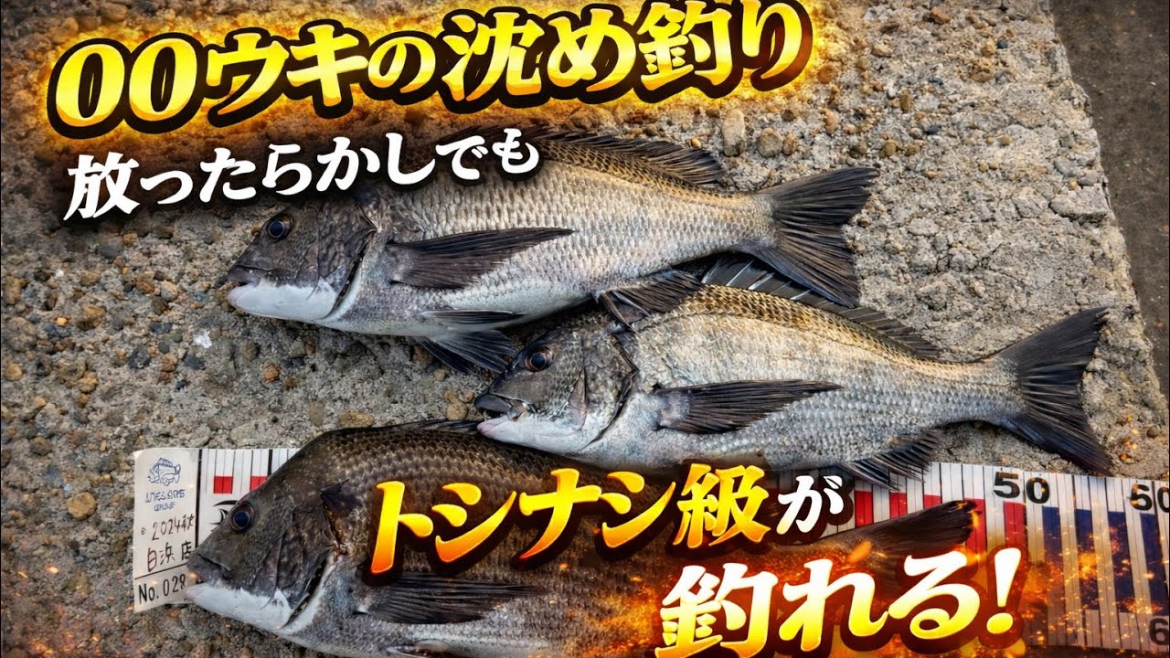 【フカセ釣り】00ウキは、放ったらかしてたら食って来る！？