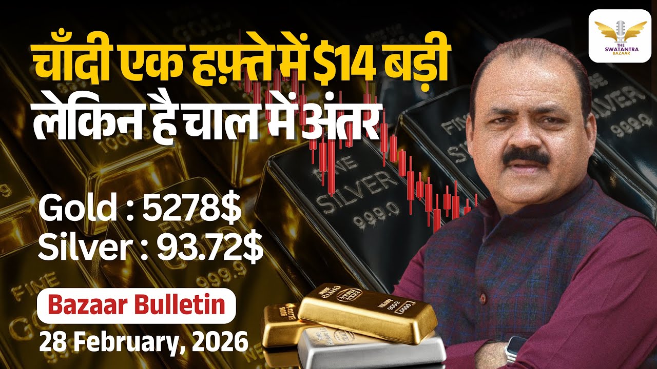 Gold Silver Rate Today: चाँदी में 20% की बढ़ोतरी, अब कैसा रहेगा अगला हफ़्ता | सोना चाँदी के भाव 