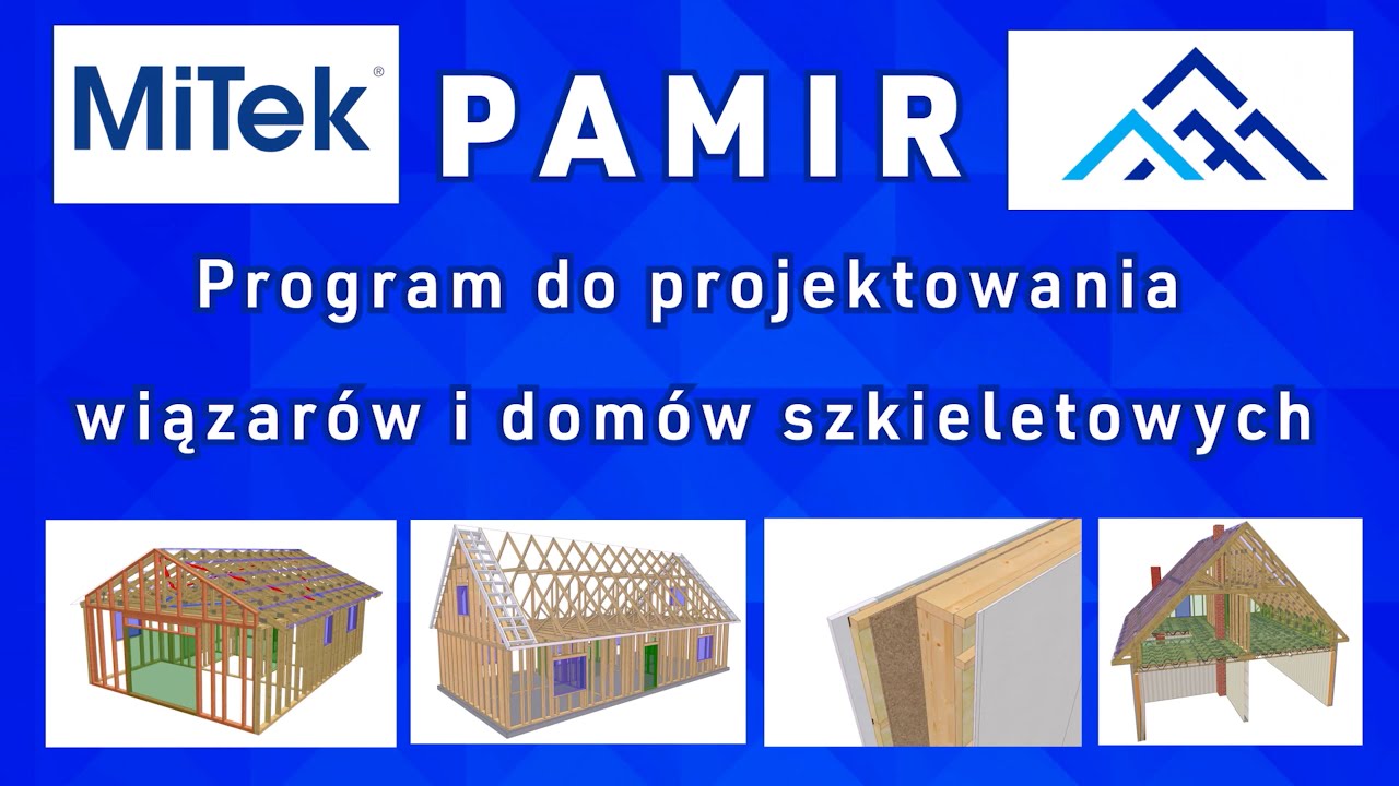 PAMIR - program do projektowania i produkcji wiązar&oacute;w i dom&oacute;w drewn. Moduł do paneli ściennych.