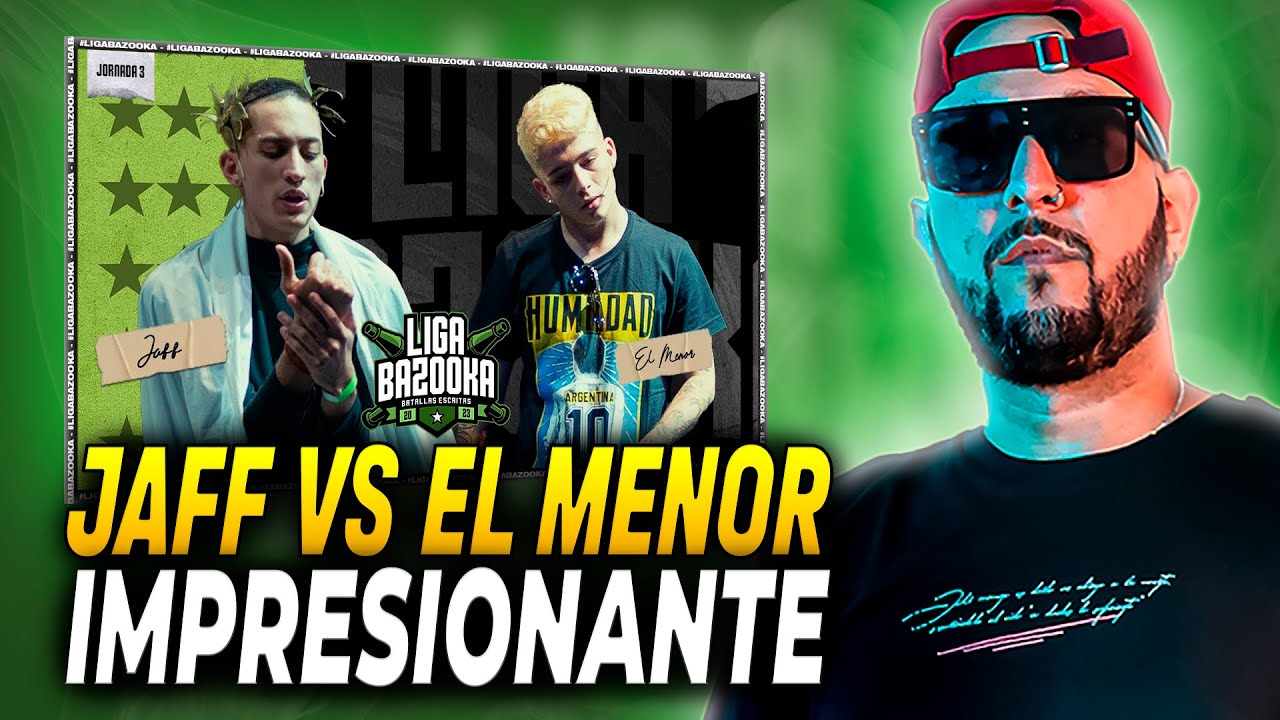 🏅 EL MENOR SE LUCIÓ | PIEZAS REACCIONA A EL MENOR VS JAFF | LIGA BAZOOKA 2023 JORNADA 3