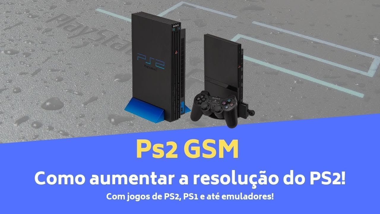 Tutorial PS2 - Como usar o GSM para aumentar resolução dos jogos de PS2, PS1 e emuladores!