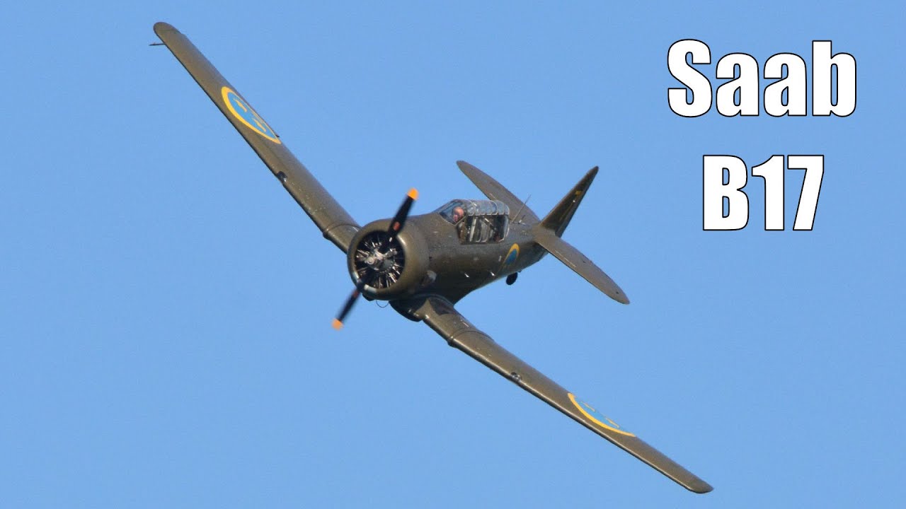 B17 Maneuvering - Saab B17 WW2 Era Bomber - SweAF 2024
