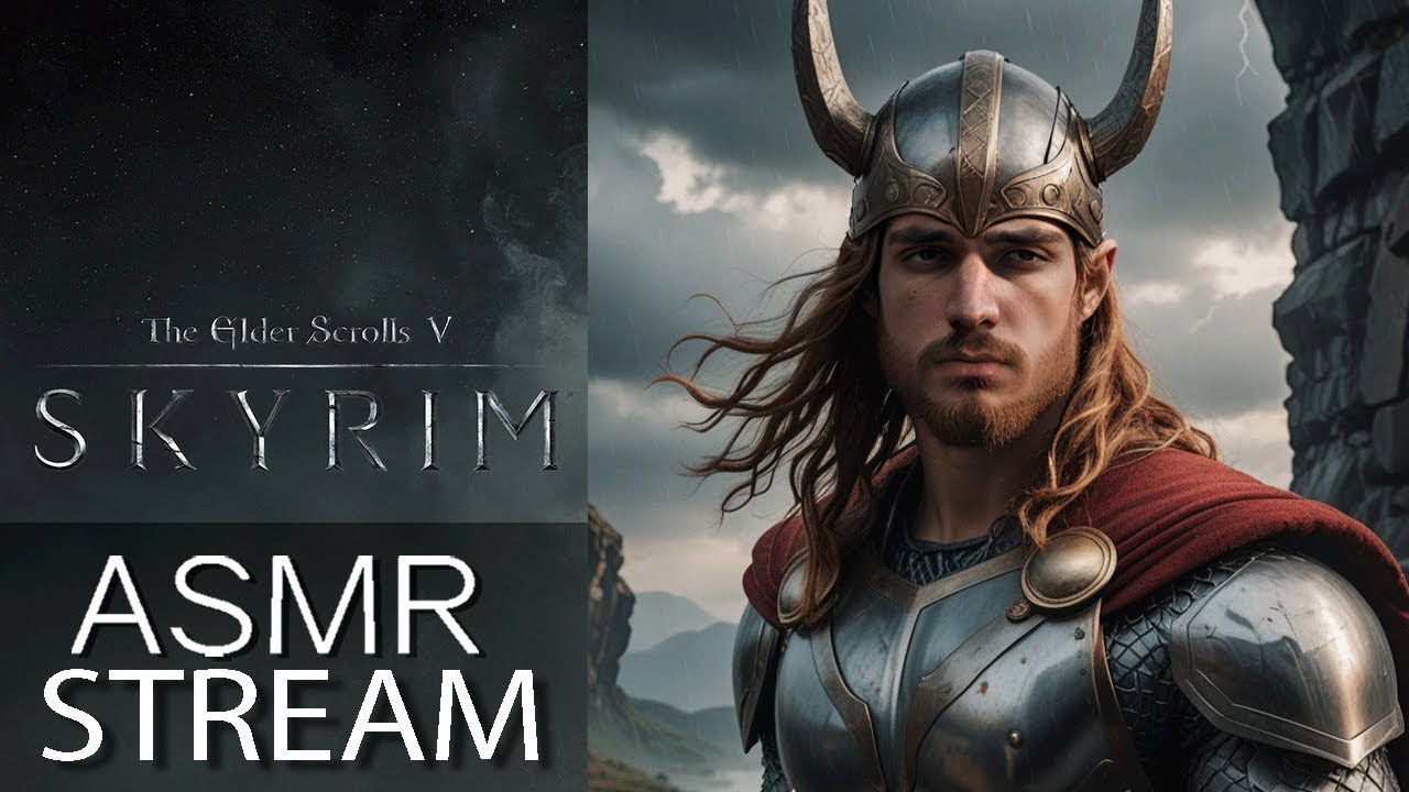 АСМР Стрим (почти) 🎧✨Играем в TES V Skyrim - 7 часть✨ Морровинд и Финалим??