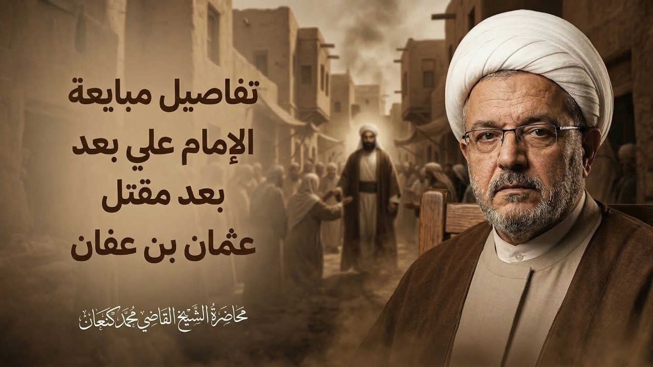  أول دستور سياسي يصدره الإمام علي يوم بويع بالخلافة  | الشيخ القاضي محمد كنعان