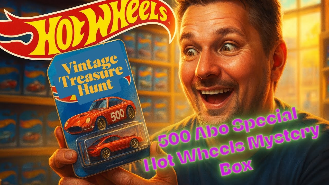 Hot Wheels 500 Abo Special – Ich öffne ALLES: Mystery Box + Mystery Models + Treasure Hunts!