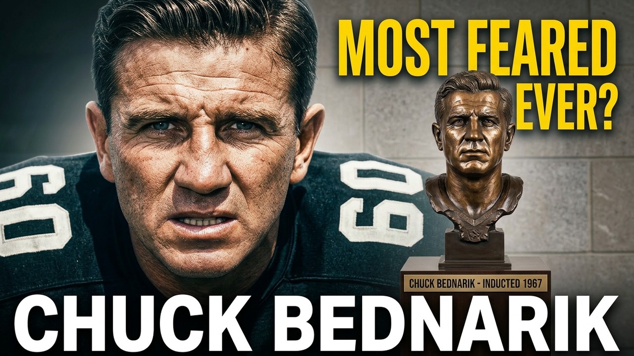 Chuck Bednarik Hall of Fame Career | The Most Feared Player of the 1950s