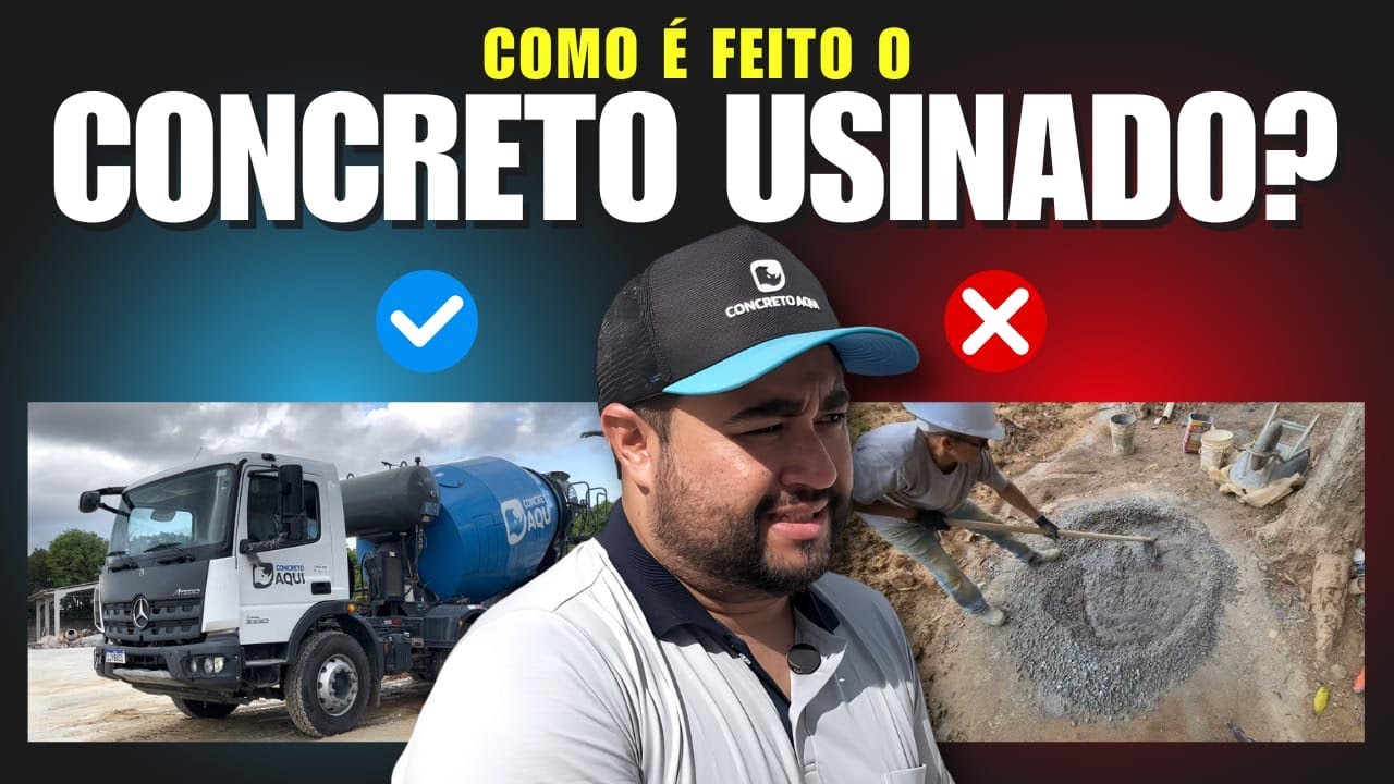 VOCÊ SABE COMO É FEITO O CONCRETO INDUSTRIALIZADO?