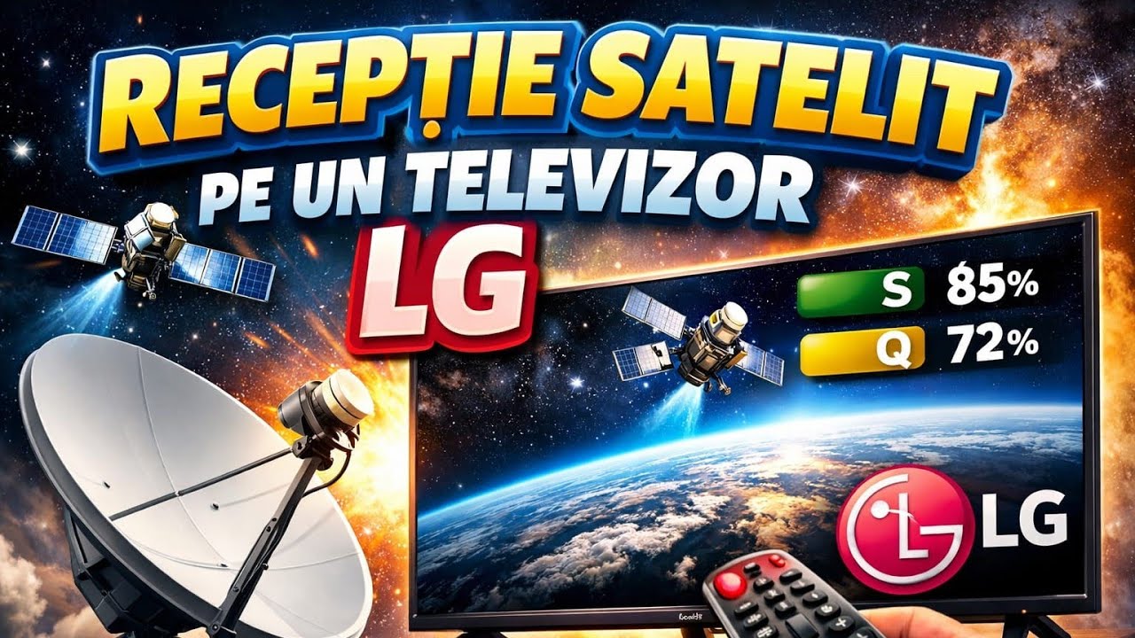 Cum sa recepționezi canalele prin satelit direct pe televizor fara receptor satelit