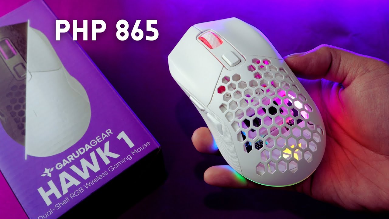 PINAKA SULIT! Garuda Gear Hawk 1 Wireless Gaming Mouse Review - Tagalog