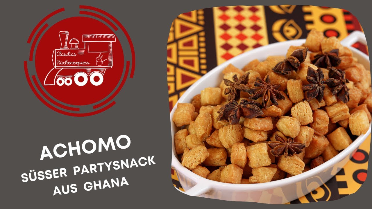 🇬🇭 ACHOMO aus GHANA - nichts geht ohne den süßen Snack ... Thermomix® TM6,TM5, TM31