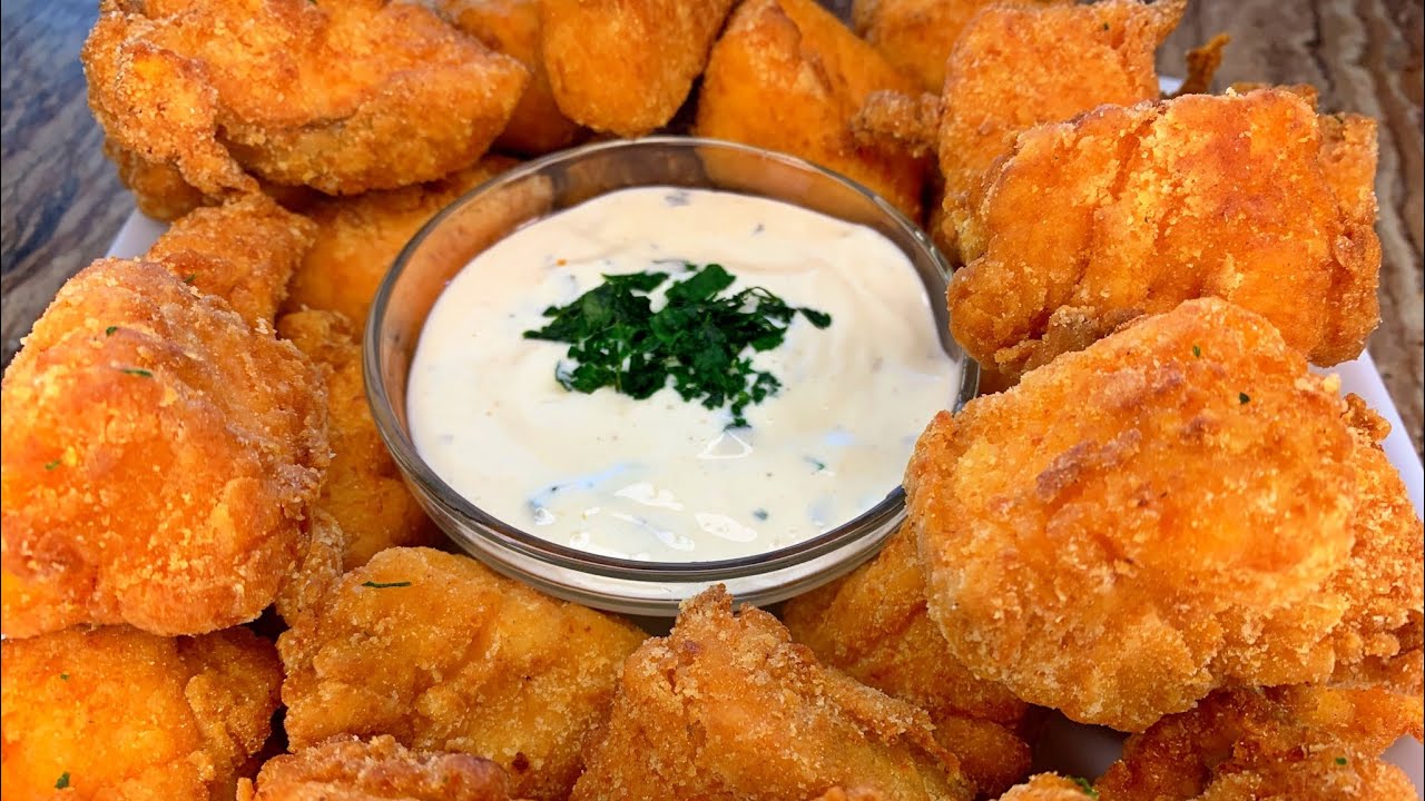 Deep Fried Salmon Nuggets