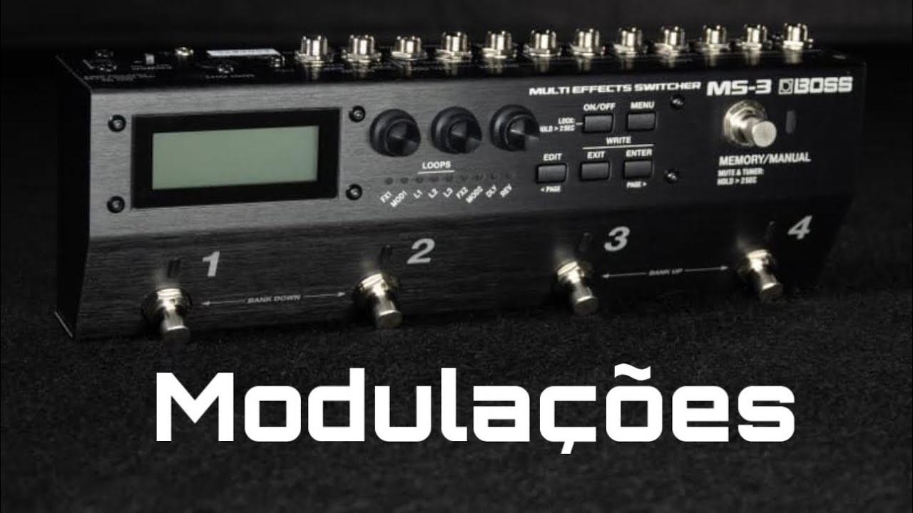 BOSS MS3 - MODULAÇŌES