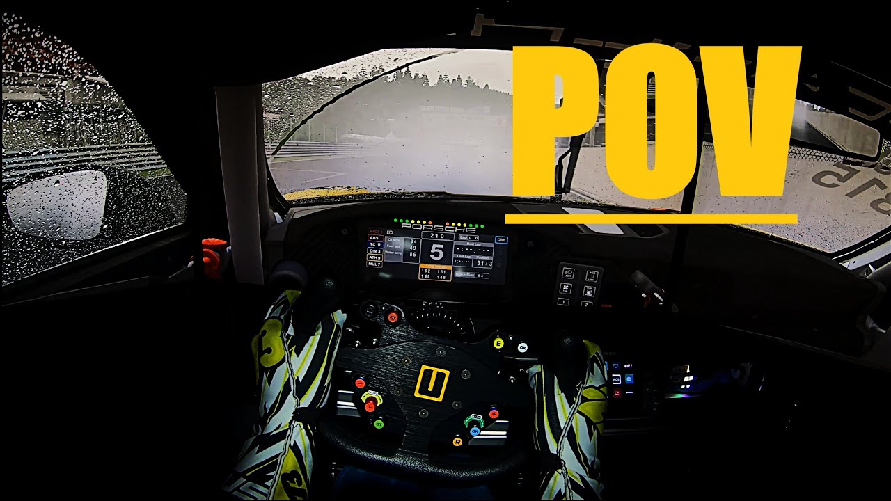 RFACTOR 2 || POV REALISTA || PORSCHE CUP GOPRO