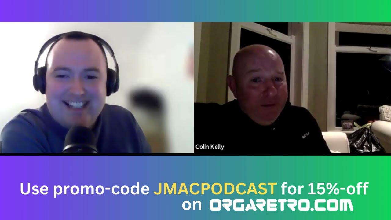 The JMac Podcast, Kingscourt Stars Manager Colin Kelly, Sponsored by OrgaRetro.com.