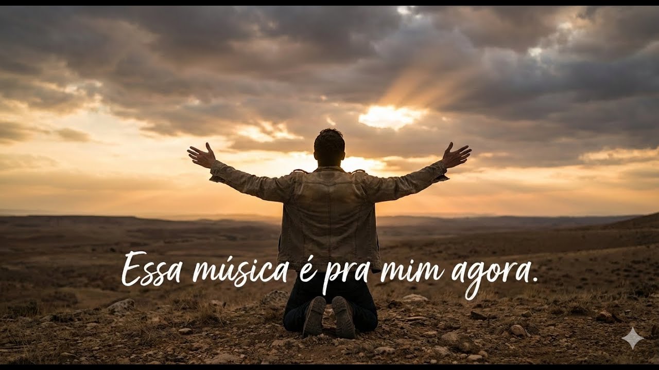 Louvor de adoração - Quando o céu me abraça, tudo em mim se refaz