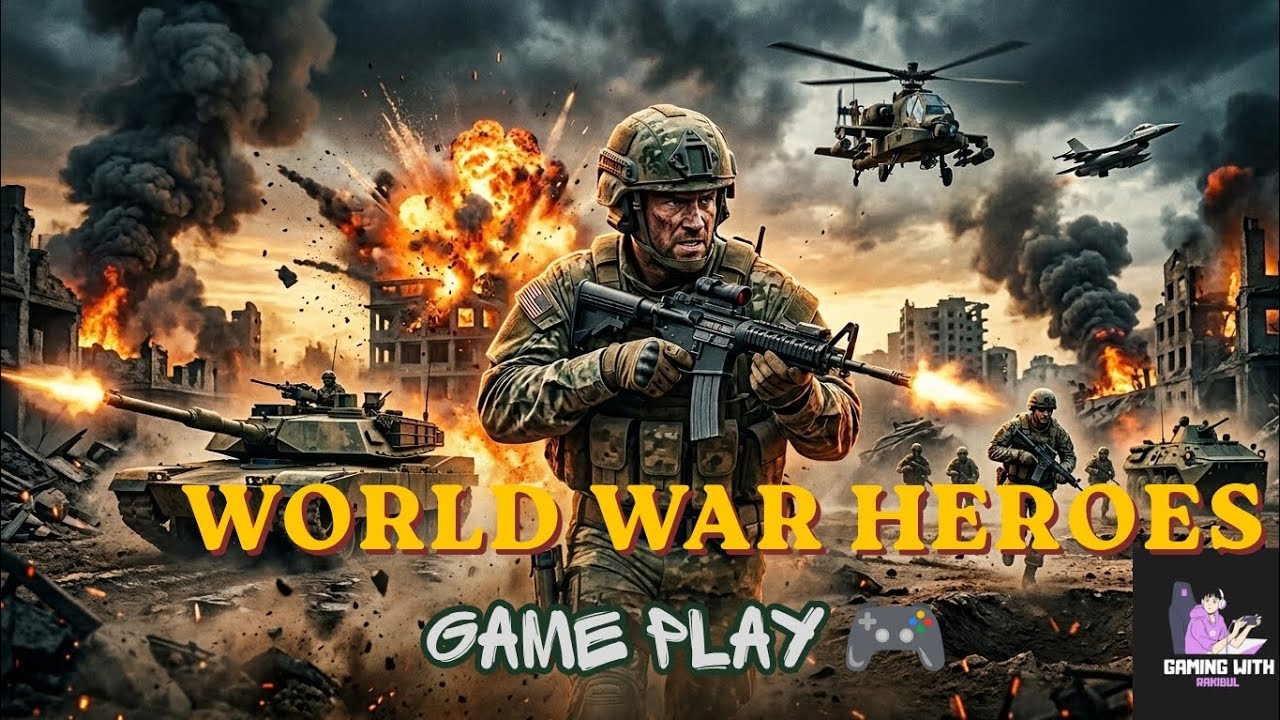 Ultimate Battlefield Dominance! | World War Heroes #gameplay #games #vairal #gamingwithrakibul