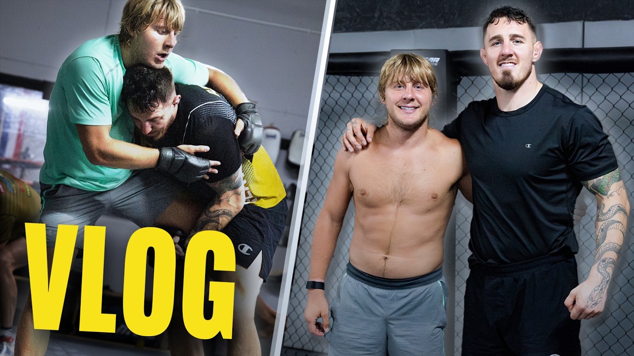 Training With Paddy The Baddy | UFC | Tom Aspinall VLOGS