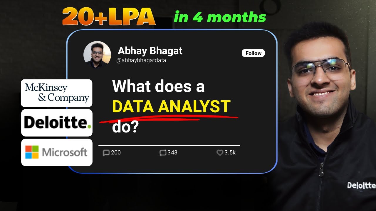 What does a Data Analyst do? | Explained in 5 minutes