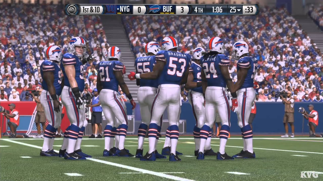 Madden NFL 16 - New York Giants vs Buffalo Bills Gameplay (XboxONE HD) [1080p]
