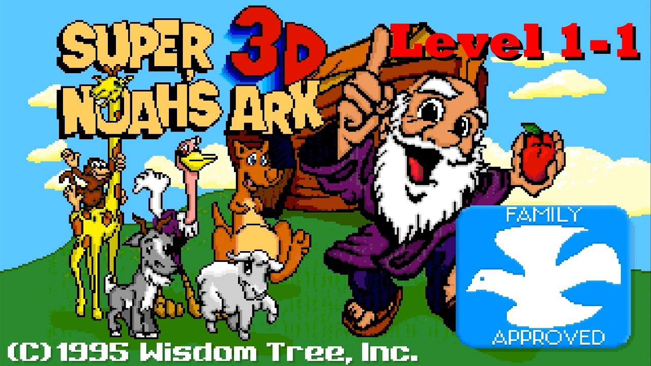 Super 3D Noah's Ark - Level 1-1 (100%) [DOSBox]