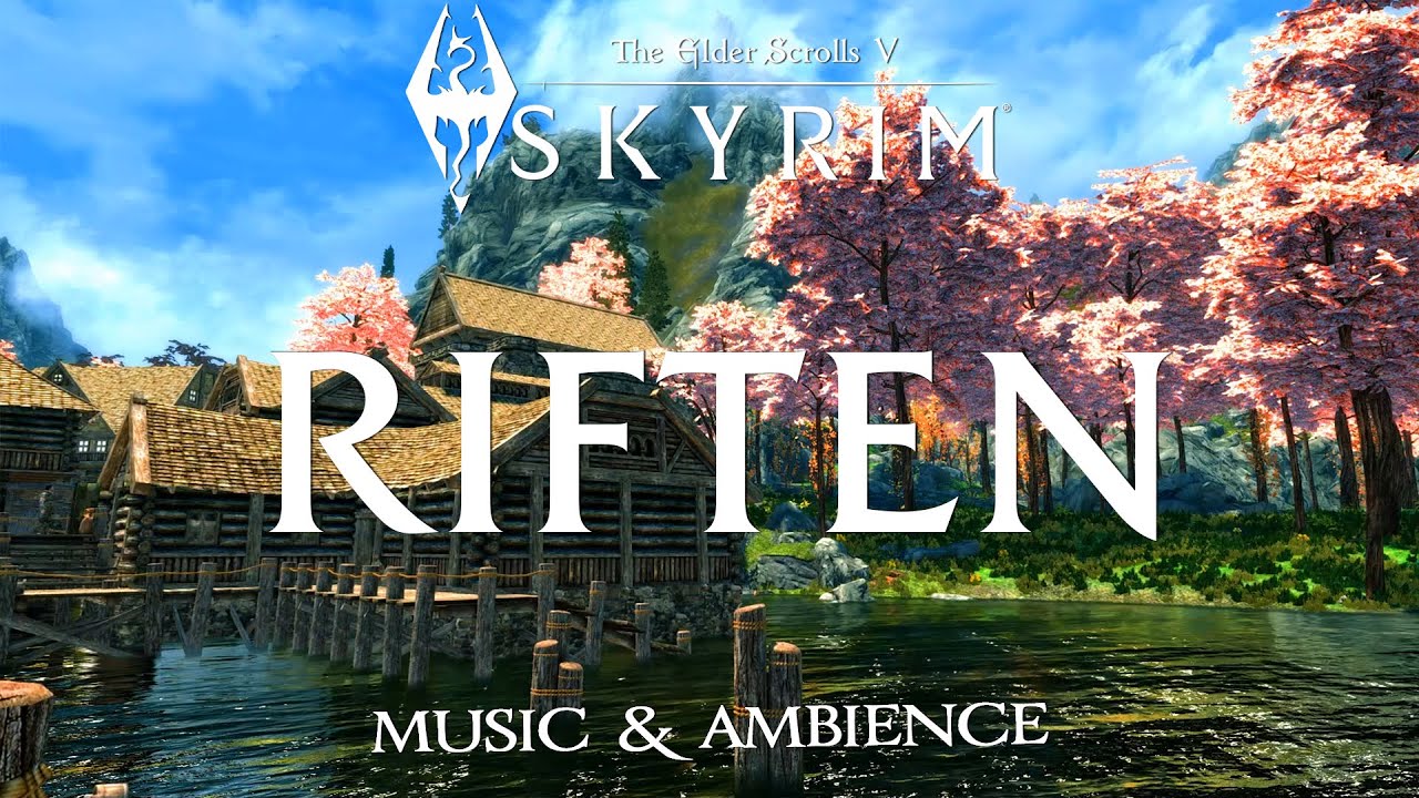 Gentle Spring in Riften | Calm Skyrim Ambience | Elder Scrolls Ambience