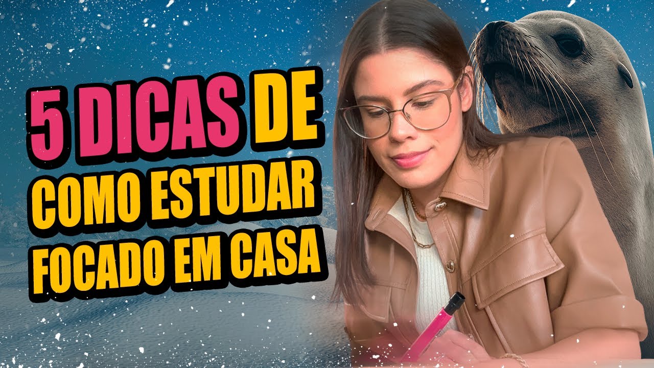 DICAS de como ESTUDAR COM FOCO em casa