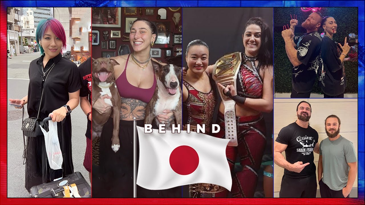 Behind JAPAN | WWE Superstars Behind the Scenes in Japan (Asuka, Bayley and more)