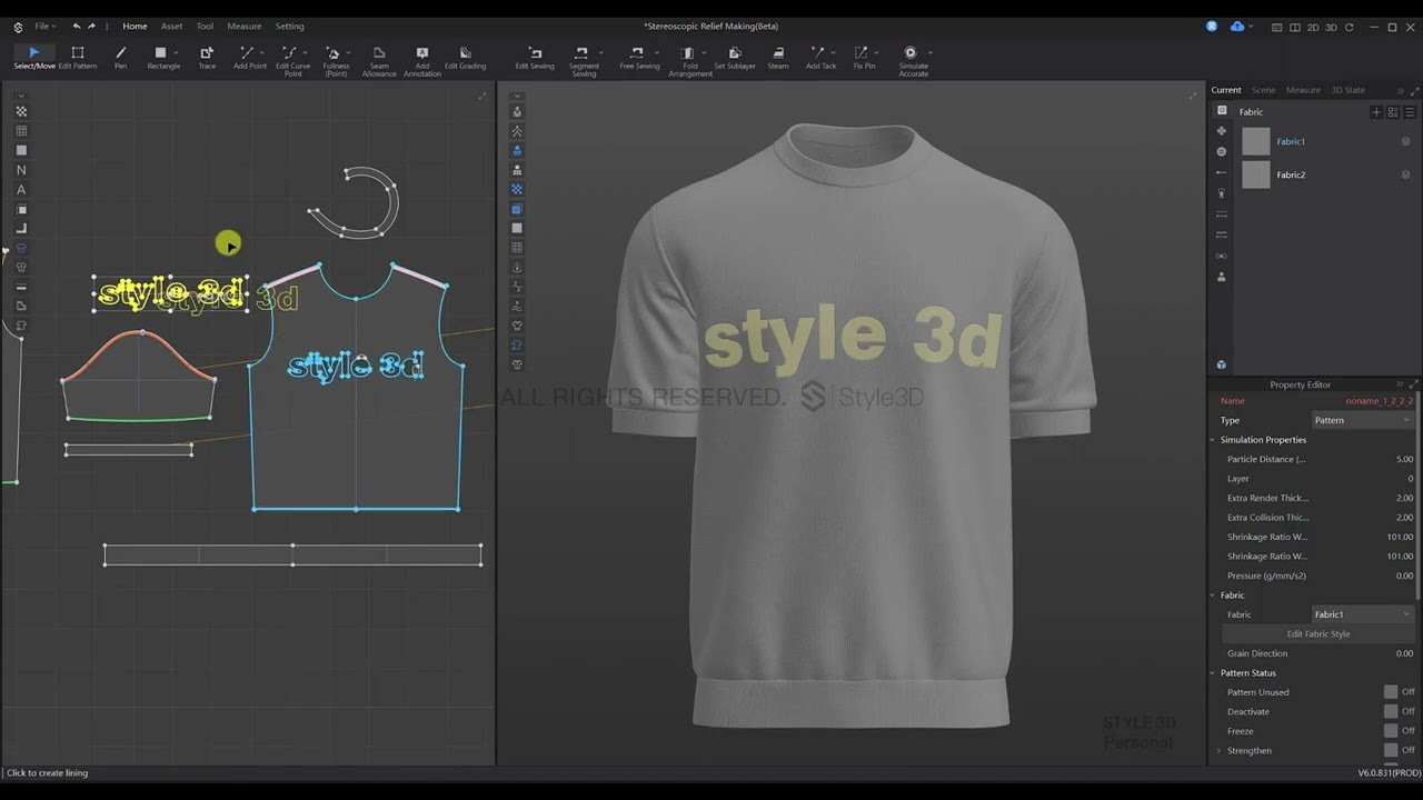 Style3D - Modeling Tips | 3D Relief Technology Making