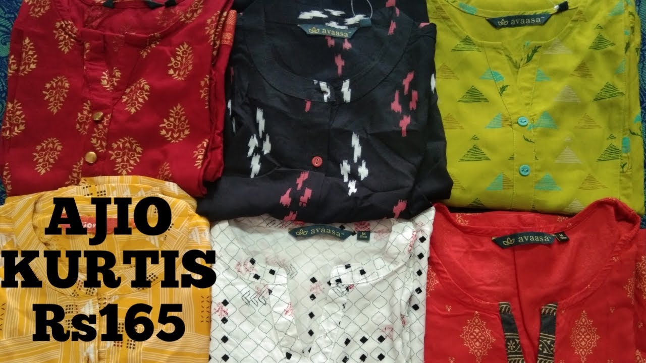 Ajio kurtis under 200 | Ajio / reliance kurtis